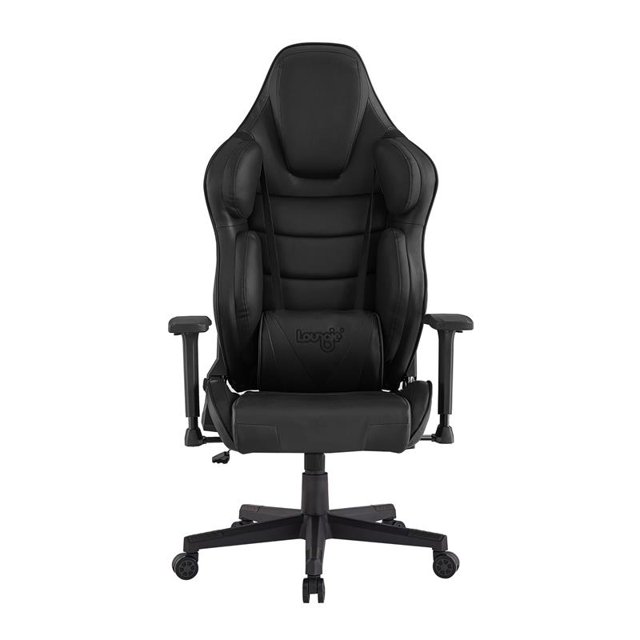 Posh Living Joann Faux Leather Game Chair Black