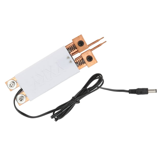 Spot Welding Pen Kit, Double Springs Brass Rod Integrated One Handed Operation Battery Spot Welding Pen For Repairing Black,White,Blue