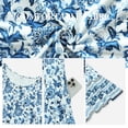 thumbnail image 6 of Asklazy Women's Midi Dress Short Sleeve Casual Floral T Shirt Dresses with Pockets,Mother's Day ,Mandala Boho Print（S-2XL), 6 of 9
