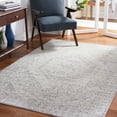 thumbnail image 2 of SAFAVIEH Metro Mckenzie Medallion Area Rug, Grey/Ivory, 6' x 6' Square, 2 of 8