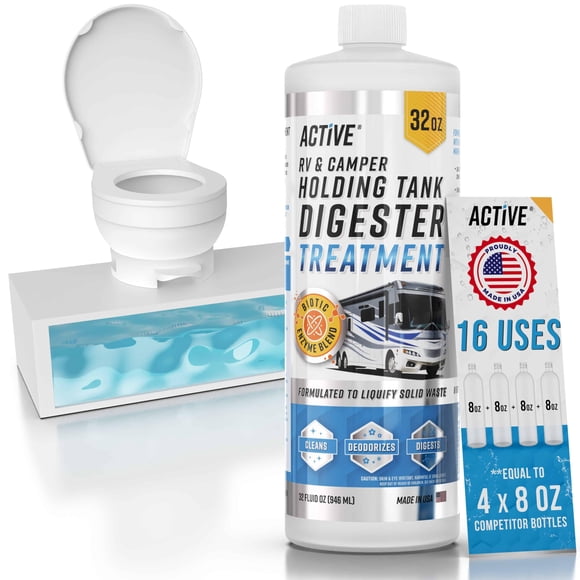Productos químicos para tratamiento de inodoros RV Black Tank ACTIVE 960 ml