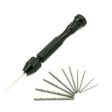 

11Pcs Set Manual Core Drill Hand Twist Drill Mini Hand Drill With Bits