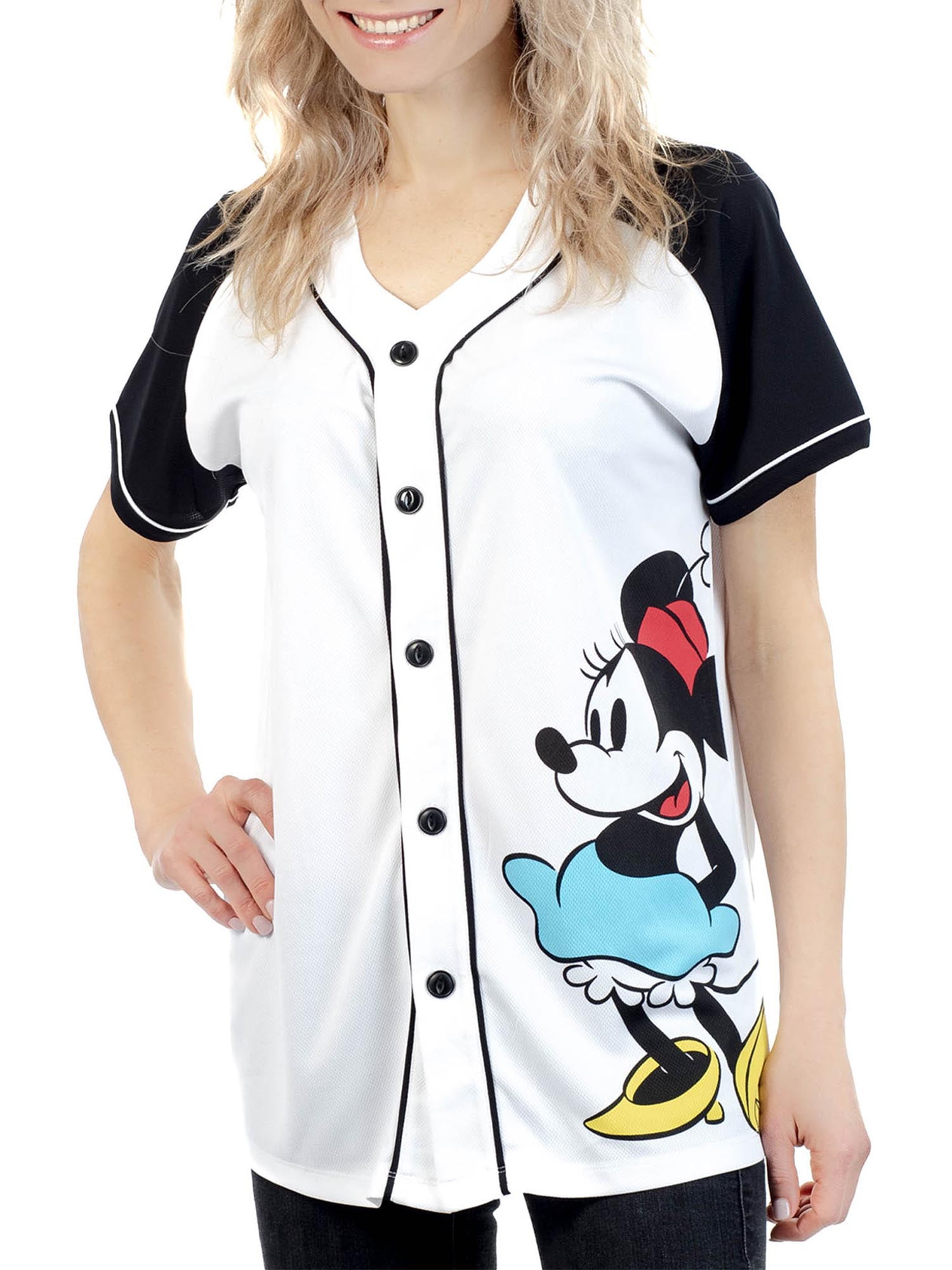 mens mickey mouse baseball jersey