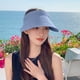 thumbnail image 5 of Sombreros con visera solar, gorra de golf plegable de ala ancha para mujer, sombrero de playa para mujer, sombrero de viaje con protección UV para mujer, ala ancha, 5 of 6