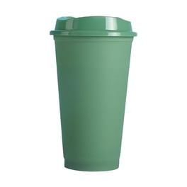 Ello Lot de 10 gobelets réutilisables en plastique changeant de couleur avec couvercles à visser et paille, sans BPA, passent au lave-vaisselle, 355 ml, Fruit Pop