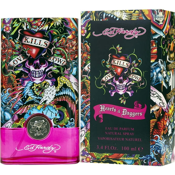 ED HARDY HEARTS & DAGGERS by Christian Audigier Christian Audigier EAU DE PARFUM SPRAY 3.4 OZ WOMEN