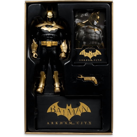 DC Multiverse Arkham City 7 Inch Action Figure Exclusive - Batman Knightmare Edition Gold Label