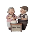 thumbnail image 2 of Valentine's Day Loving Elderly Couple Figurines, Old Married Couple Figure,Resin Husband and Wife Statue Grandparents Figure Collectibles for Christmas Valentine's Day Birthday Gift, 2 of 5