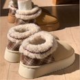 thumbnail image 2 of CHICVOMEY Winter Slippers for Women Non-Slip House Shoes Faux Fur Lined Warm Slip-On Indoor Outdoor Comfort Shoes for Women Cozy Bootie, 2 of 6