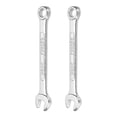 thumbnail image 1 of 2Pcs Combination Wrench 8mm Metric 12-Point Box and Open End Zinc Plated Steel, 1 of 7