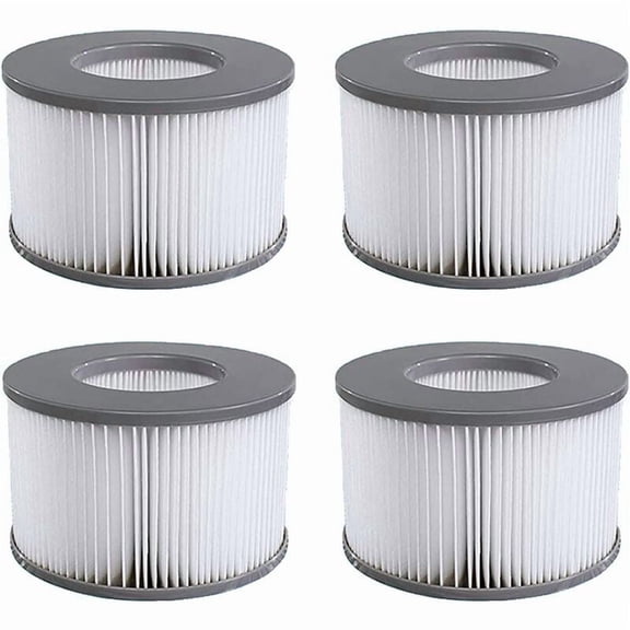 Pack of 4 replacement filter cartridges for Mspa inflatable swimming pool, jacuzzi