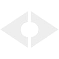 thumbnail image 4 of 22"W x 14 5/8"H x 6"ID x 7 3/4"C x 1"P Diamond Architectural Grade PVC Contemporary Ceiling Medallion, Two Piece, 4 of 11