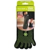Gaiam - Super Grippy Yoga Socks Black/Green Dots - Small/Medium