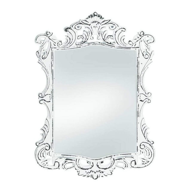 Espejo de pared Accent Plus Regal White, hierro envejecido, 1,9 kg