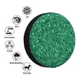thumbnail image 4 of Balery Green Glitter Cubiertas para Neumáticos - Protector Resistente para Neumáticos de Camioneta, SUV, Remolque, Camper y RV-15 inch, 4 of 6