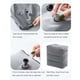 thumbnail image 4 of Almohada inflable para reposapiés Inteprter doble capa para piernas azul, 4 of 6