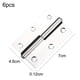 thumbnail image 2 of Whataatahia - Bisagra de metal plegable de 6 piezas para puerta de armario, color plateado, 2 of 5