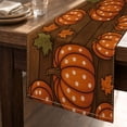 thumbnail image 6 of huayou Fall Harvest Theme Table Runner, 13x72 Inch Lightweight Waterproof Table Runner, for Thanksgiving Patry, Home Gathering, Kitchen, Dining Table, 6 of 8