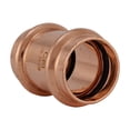 thumbnail image 4 of Press Copper Plumbing 1/2" Coupling No Stop P x P Copper Pipe Press Fitting for Residential/Commercial [5 Pack], 4 of 4