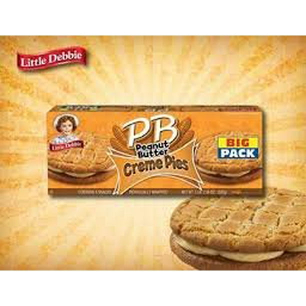 Little Debbie Peanut Butter Creme Pies 18.39 Oz (3 Boxes)