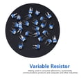 thumbnail image 3 of Kit surtido de resistencias variables potenciómetro de 15 valores 375 piezas con caja, 3 of 8