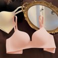 thumbnail image 3 of Byworldtasic Women Seamless Push‑Up Bra Wireless Texture Comfort Bra Adjustable Straps Back Closure Everyday Bralette, 3 of 6