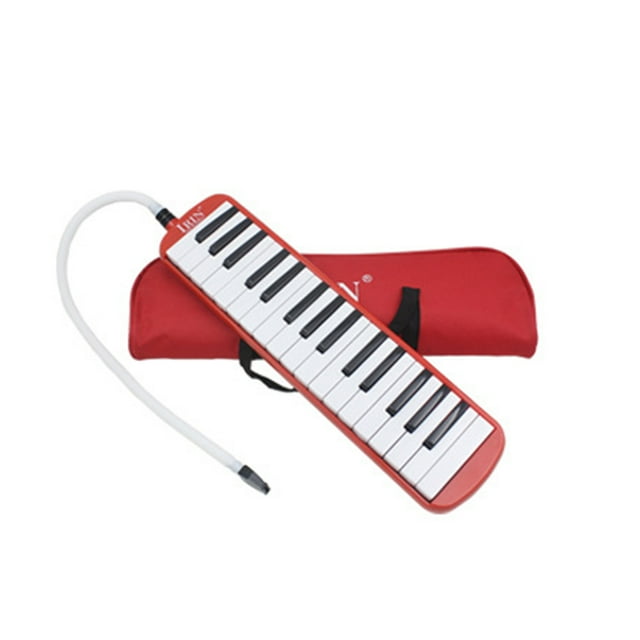 Melódica Instrumento educativo musical Toystoory 32/37 Teclas de piano con bolsa para adultos de estudiantes Rojo