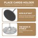 thumbnail image 5 of FELTECHELECTR Porta tarjetas de mesa Porta números de mesa Porta menú de mesa de acero inoxidable, 5 of 6
