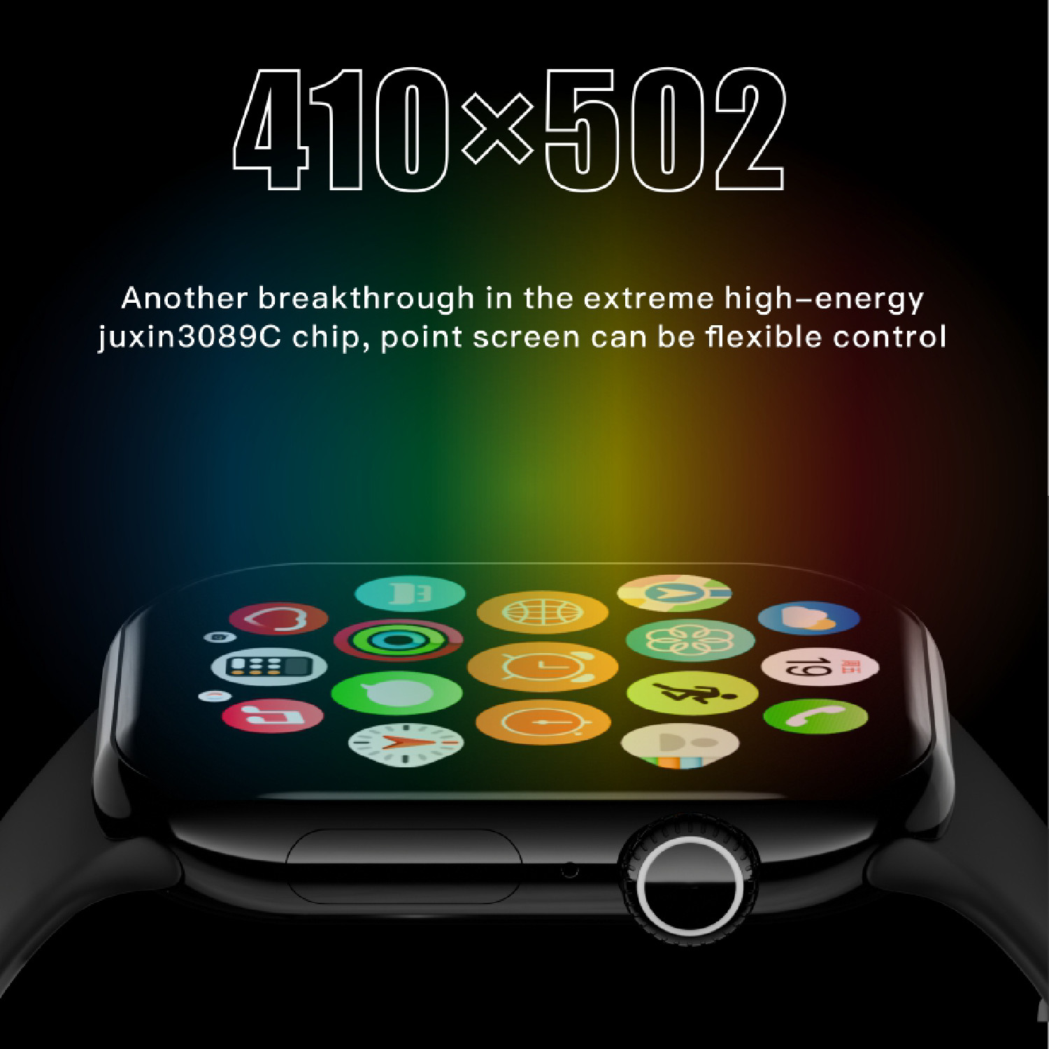 E EYAFA Hello plum 26 Smart Watch with 2.06 inch AMOLED Screen,1GB ROM,Support What's APP Message Reply,Man and Women's Smart Sports Watch