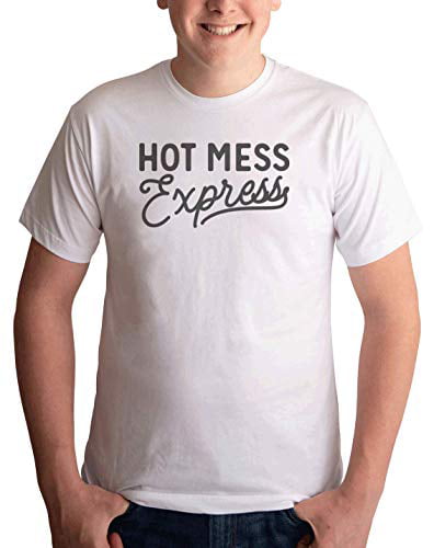 Hot Mess Express Shirt Slogan Shirt Women's Shirt Hot Mess Express Tee Funny Tees Wife T-shirt Tops and Tees Funny Shirt for Women