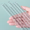 thumbnail image 4 of Straight Ruler Plastic Ruler Accurate Mathematics Ruler 1cm Thickness for Kids 15 for cm, 4 of 6