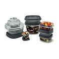 thumbnail image 4 of Rubbermaid EasyFindLids 24 Piece Food Storage Containers Variety Set, Gray, 4 of 7