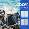 thumbnail image 3 of Maelstrom Backpack Cooler,36 Can Cooler Backpack,Soft Cooler Bag Insulated Leakproof,Lightweight Ice Chest Backpack,Travel Cooler Lunch Backpack for Camping,Hiking,Beach,Black, 3 of 8