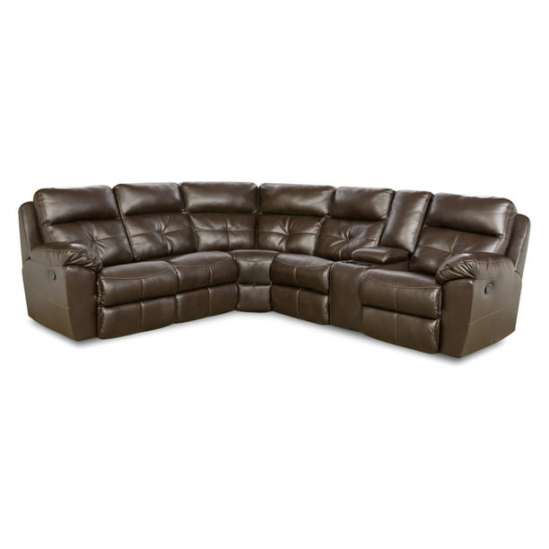 Simmons Upholstery Bradford Beautyrest, Simmons Leather Sectional Sofa