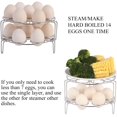 thumbnail image 2 of Stackable Egg Steamer Rack Trivet for Instant Pot Accessories - 2 Pack Stainless Steel Multipurpose Rack, 2 of 5