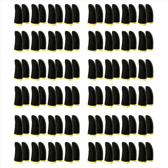 96X Juego de para Dedos Transpirable Fino Antisudor, Antideslizante, para Pulgar, Guantes para Juegos, Guantes para Teclas