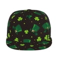 thumbnail image 2 of Easygdp St. Patrick's Day8 Baseball Cap with Adjustable Flat Suitable for Head Circumference 22.4-23.6 in, 2 of 9