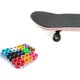 thumbnail image 3 of 4 Piezas 60X45Mm Ruedas Cruiser Skateboard Ruedas PU Ruedas Long Board Cruiser Ruedas, Verde, 3 of 6