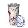 thumbnail image 2 of 16oz Tumblers White Chicken Folk Pattern Stainless Steel Vacuum Insulated Double Wall Travel Tumbler Cups Mug with Lid and Straw,Cleaning Brush for Coffee,Tea, 2 of 4