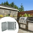 thumbnail image 4 of Junction Box Outdoor Electrical Box Enclosure with Mounting Plate Distribution Box, 4 of 8