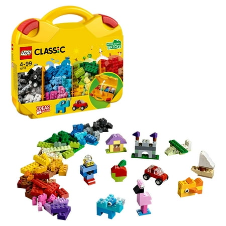 Lego Classic Creative Suitcase 10713 - Includes Sorting Storage Organizer Case With Fun Colorful Building Bricks, Preschool Learning Toy For Kids To Play And Be Inspired By Lego Masters