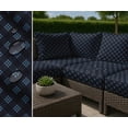 thumbnail image 7 of Soimoi Printed Waterproof Taffeta Fabric - Blue Geometric Theme | 56" Wide | For Outdoor Cushions, Awnings, Table Covers & Upholstery Projects, By The Yard, 7 of 7