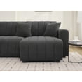 thumbnail image 5 of Modern Plush Lamb Wool Right Facing Sectional Sofa 220×80×75cm with Chaise, 5 of 14