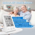 thumbnail image 2 of CO2 Infrared NDIR Temperature Humidity Sensor Tester Air Quality Monitor Carbon Dioxide Detector Meter Digital Gas Analyze, 2 of 5
