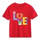 thumbnail image 1 of Blusas y camisas de manga corta con cuello redondo para niños y niñas, camisetas gráficas de manga corta, blusas con estampados bonitos para la temporada escolar., 1 of 9