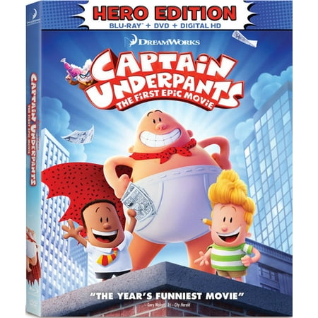 Captain Underpants: The First Epic Movie (Hero Edition) (Blu-ray + DVD)