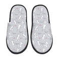 thumbnail image 1 of Balery Fun Rabbit Pantuflas de Casa de Felpa Silenciosas con Diseño Estampado, Zapatillas Cómodas Antideslizantes de Algodón para Interior-Large, 1 of 8