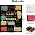 thumbnail image 3 of LHSHID Gifts for papa papa Birthday Gifts papa Gifts from Grandkids papa Gifts Father Birthday Gifts Dad Gifts for Birthday Thanksgiving Xmas Presents Grandpa Blanket 30"x40", 3 of 6
