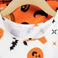 thumbnail image 5 of Utlike Halloween Girls Dresses Pumpkin Print Long Sleeved Dress Cozy Sundress For Girl Size 4 Years-5 Years, 5 of 8