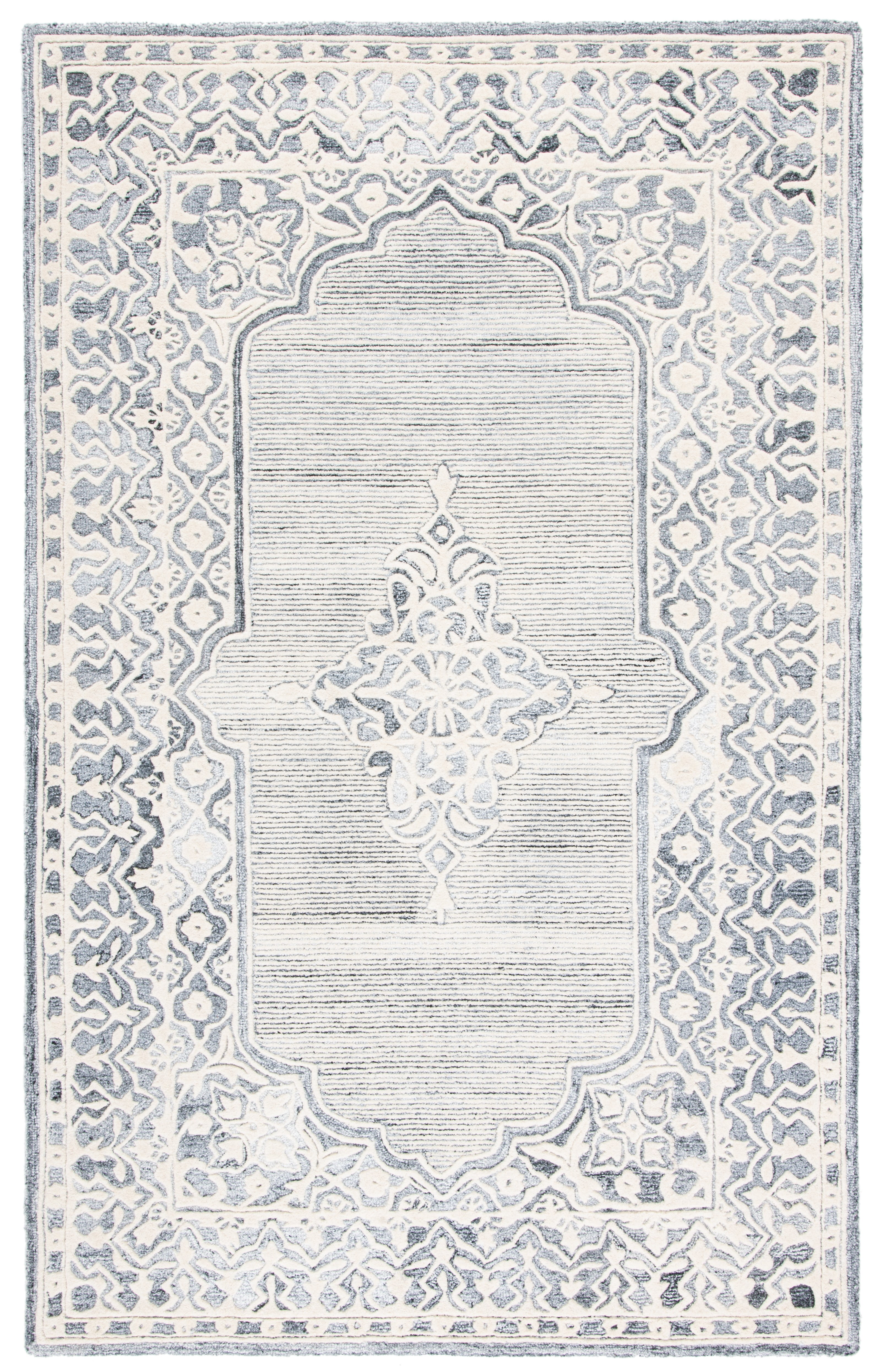 Safavieh Metro Helena Medallion Area Rug, Gray/Ivory, 8' x 10'